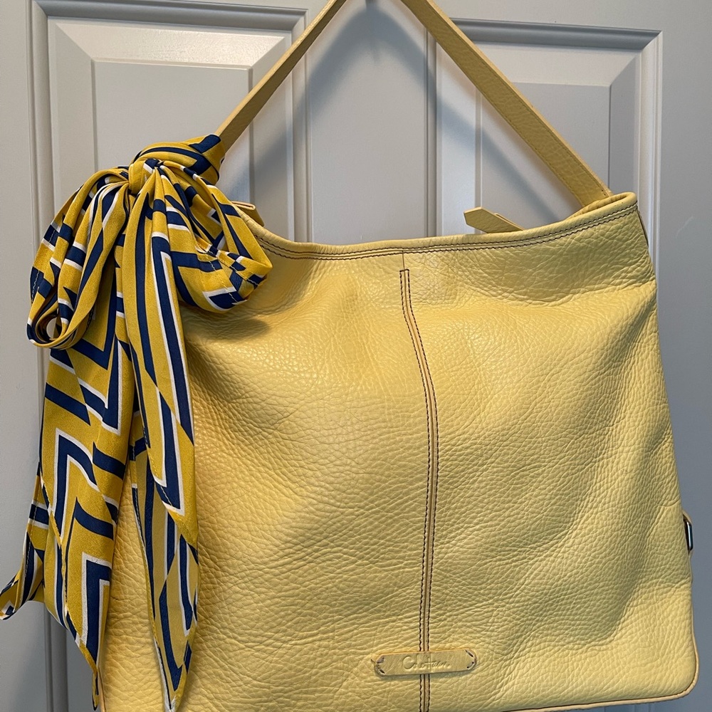 Cole Haan Yellow leather shoulder bag!